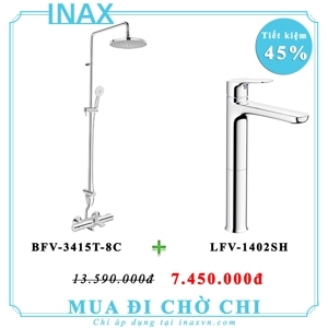 Combo vòi chậu + sen tắm LFV-1402SH+BFV-3415T