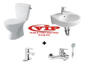 Combo vòi rửa mặt Inax LFV-1111S + Sen tắm Inax BFV-1113S-7C