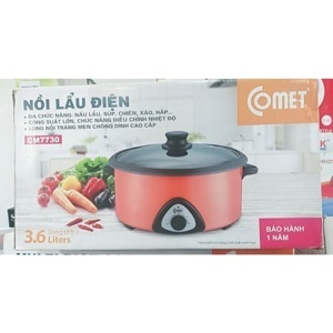 Nồi lẩu điện Comet CM7730 - 3.6 lít, 1300W