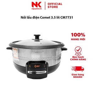 Nồi lẩu điện Comet CM7731 - 3.5 lít, 1300W