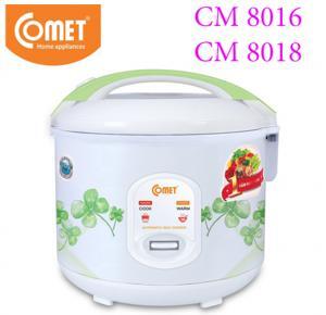 Nồi cơm điện Comet CM8018 (CM-8018) - Nồi cơ nắp gài, 1.8 lít, 700W