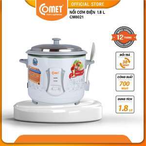 Nồi cơm điện Comet CM8021 - Nồi cơ, 1.8 lít, 700W