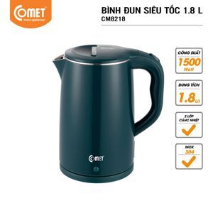 Bình - Ấm đun nước siêu tốc Comet CM8218 (CM-8218) - 1.8 lít, 1500W