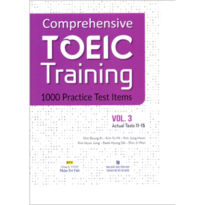 Comprehensive Toeic Training 1000 Practice Test Items Vol 3 - Kèm CD