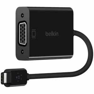 Cổng chuyển 3.0 USB-C to VGA Belkin F2CU037btBLK 15cm