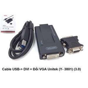 Cổng chuyển USB3.0 to DVI Y-3801