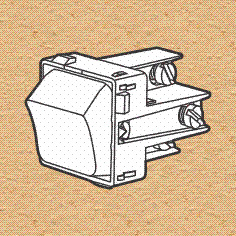 Công tắc 1 chiều Sino S186/1/2M