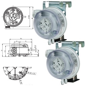 Công tắc áp suất Huba 604.9010001