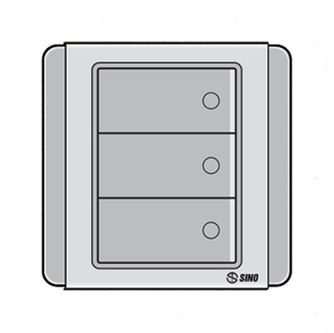 Công tắc ba 1 chiều Sino S66DG3A