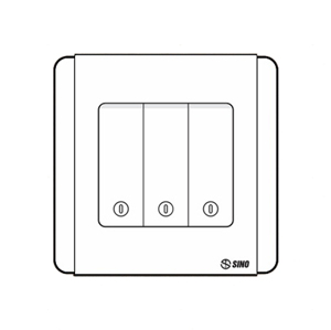 Công tắc ba 1 chiều Sino S66SD3