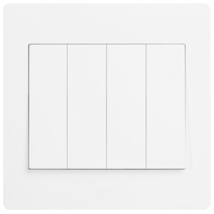 Công tắc bốn 1 chiều 16A WGML141 Muse Hager