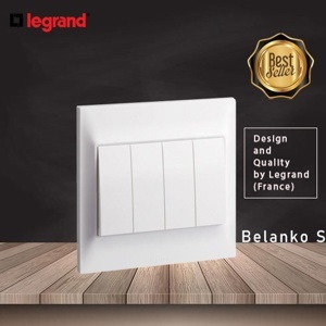 Công tắc bốn 1 chiều 617606 Legrand