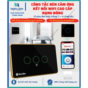 Công tắc cảm ứng chạm Kawa CT2-Wifi