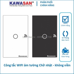 Công tắc cảm ứng chạm Kawa CT3-Wifi(B/W)