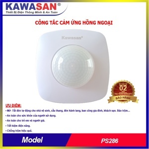 Công tắc cảm ứng chuyển động gắn âm và nổi trần Kawa PS286