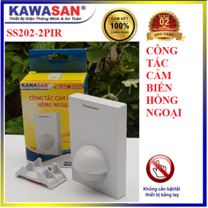 Công tắc cảm ứng chuyển động hồng ngoại gắn âm tường Kawa SS202