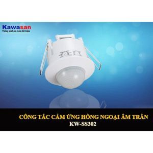 Công tắc cảm ứng hồng ngoại chuyển động gắn âm trần Kawa SS302