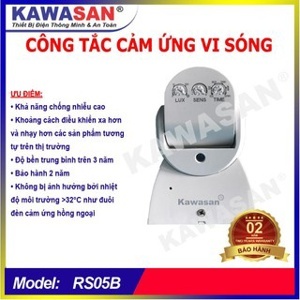 Công tắc cảm ứng vi sóng Kawa KW-RS05B