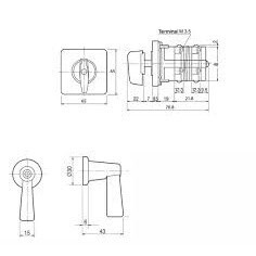 Công tắc chuyển mạch Hanyoung HY-CS-L-10A