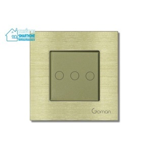 Công tắc đèn WIFI 3 nút GOMAN GM-W3G86-223S/B/G