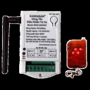 Công tắc điều khiển từ xa 2 kênh Kawasan RF2K-220V-RM01B