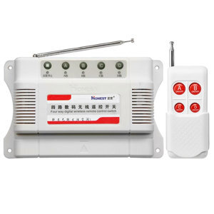 Công tắc điều khiển từ xa 4 cổng 2km Honest HT-7800W