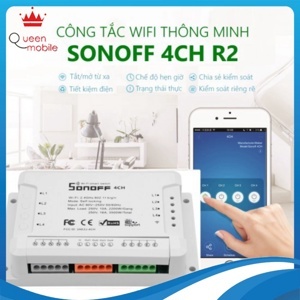 Công tắc điều khiển từ xa Sonoff 4CH R2