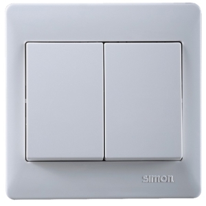 Công tắc đôi 1 chiều Simon 51021B