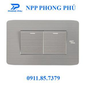 Công tắc đôi 2 chiều Artdna A89-K02B