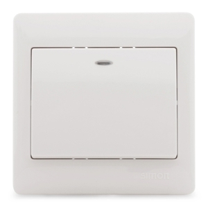 Công tắc đơn 20A 2 cực 1 chiều có LED 52023B