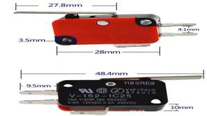 Công tắc hành trình V-152-1C25 (28x16x10mm)