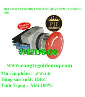 Công tắc khẩn Idec AVW411R