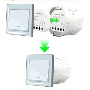 Công tắc module wifi hỗ trợ công tắc tay SHP-SA1