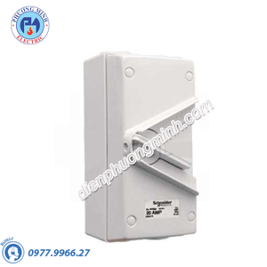 Công tắc ngắt điện phòng thấm nước Schneider WHD63_GY