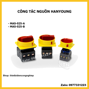 Công tắc nguồn Hanyoung MAS-025-B