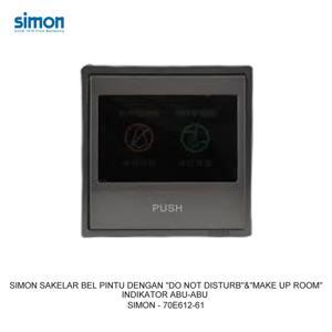 Công tắc nút nhấn chuông có đèn báo Simon 70E612