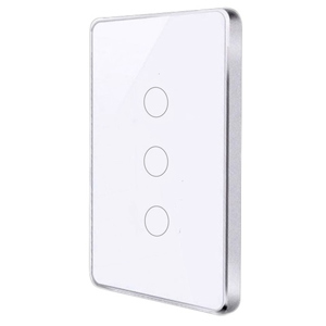 Công tắc thông minh cảm ứng 3 nút viền kim loại SmartZ WZ1