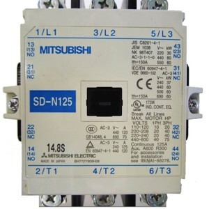 Công Tắc Tơ 120A SD-N125 DC200V Mitsubishi