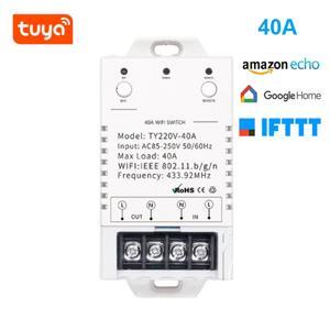 Công tắc wifi và rf công suất lớn 40a Tuya SHP-SW3