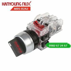 Công tắc xoay 2 vị trí viền nhôm MRS-R2A2