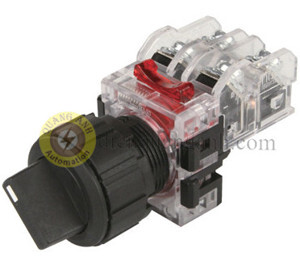 Công tắc xoay 2 vị trí viền nhựa MRS-T2R1