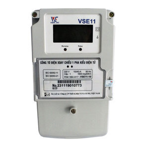 Công tơ điện tử 1 pha Vinasino CTD VSE11-10