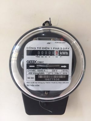 Công tơ Emic 1 Pha CV140 (10/40A)