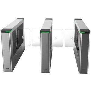 Cổng xoay bật ngang kiểm soát cửa dùng thẻ HIKVISION DS-K3B501S-M/M-Dp110(O-STD)