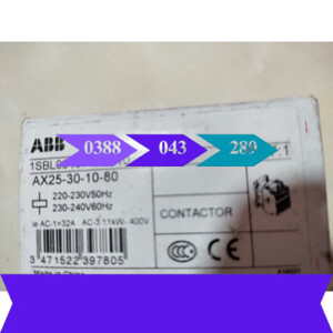 Contactor ABB AX25-30-10-80 25A 11kw 220V