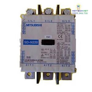 Contactor dạng khối Mitsubishi SD-N220 DC110V