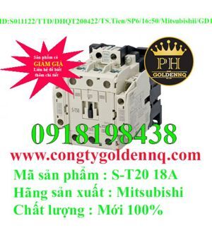 Contactor S-T20 AC400V 1NO 1NC 18A 7.5kW