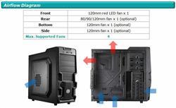 Case Cooler Master Gaming K380 (RC-K380-KWN1) USB 3.0/support SSD 2.5