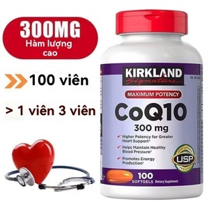 Thuốc bổ tim Kirkland Signature Maximum Potency CoQ10 300mg 100 viên