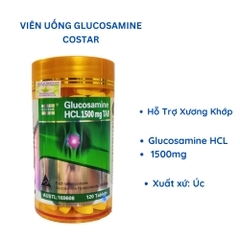 Viên uống hỗ trợ trị bệnh xương khớp Costar Glucosamine HCL 1500mg 120 Viên